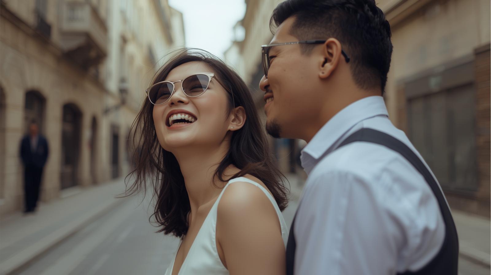 Pre-wedding couple